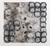 Construct/Deconstruct Series #2 Encaustic Monotype, Ink, and Kozo  30"x30"